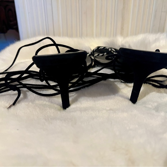 Chanel Suede Ankle Straps Sandals - Picture 3 of 5